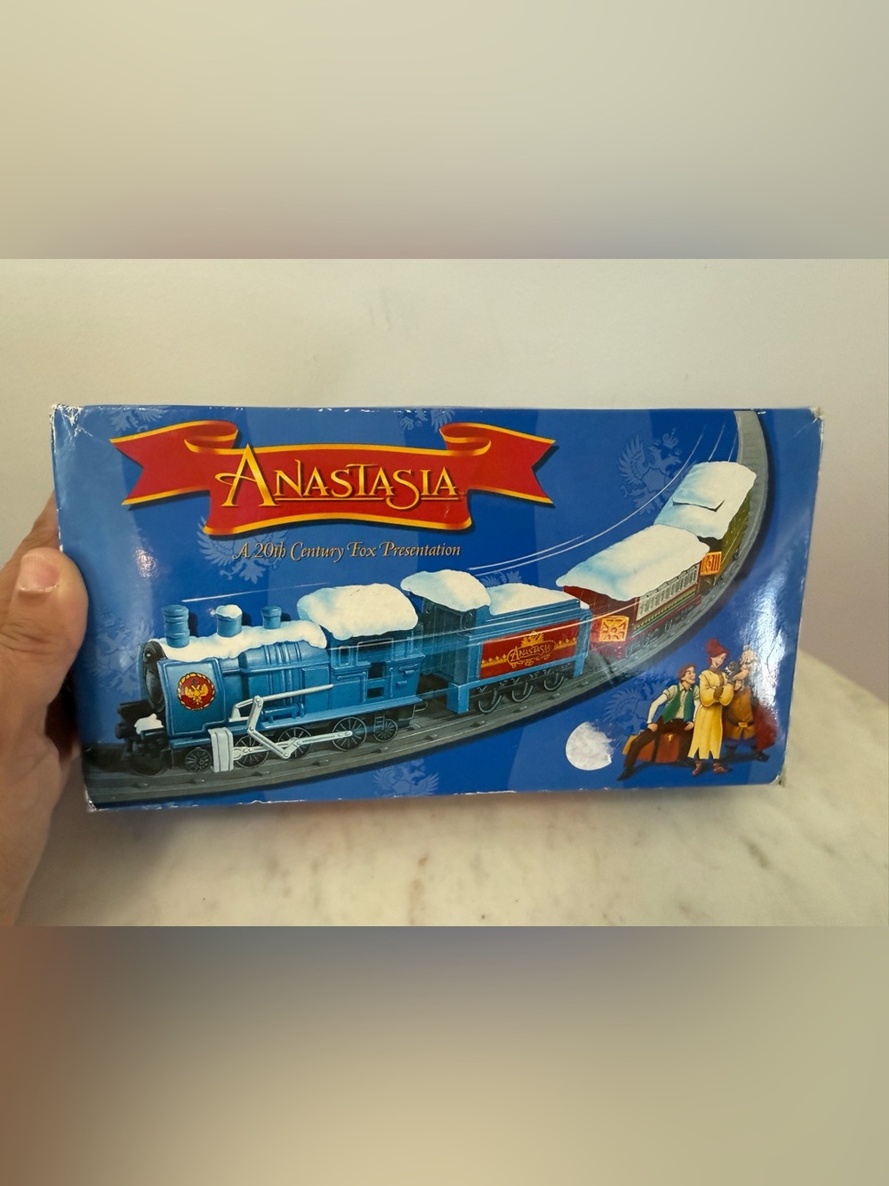 1997 Disney Anastasia Small Battery-Operated Train Set - Open box